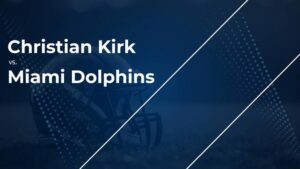 Christian Kirk and the Jaguars vs. the Dolphins: Week 1 Stats, Matchup, Game Info