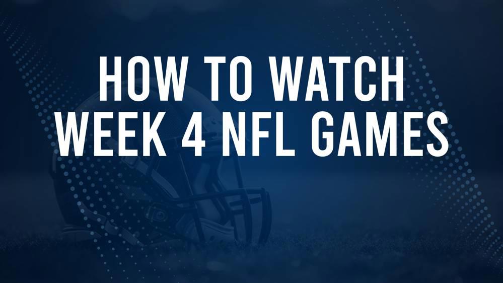 NFL Week 4 TV Schedule, Streams, Start Times, Channels Cordele Dispatch