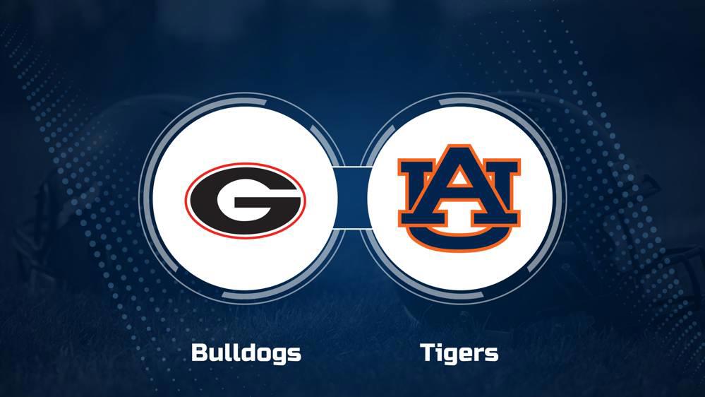 Where to Watch Georgia vs. Auburn on TV or Streaming Live - Oct. 5