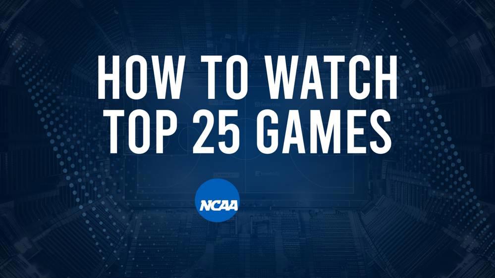 How to Watch Top 25 College Basketball Games - Wednesday, November 20