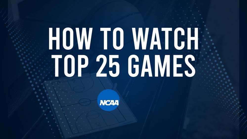 How to Watch Top 25 Women's College Basketball Games - Friday, November 29