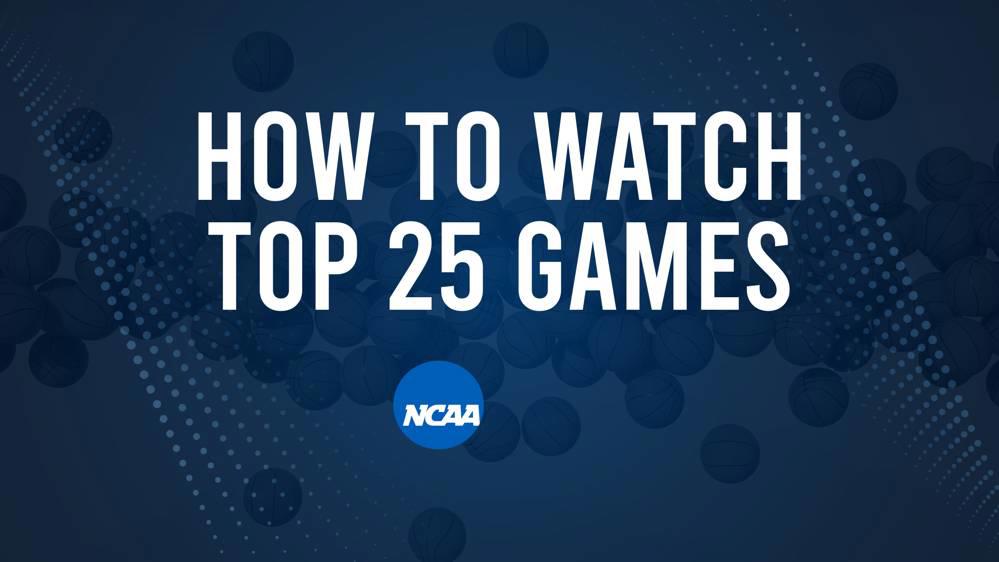 How to Watch Top 25 Women's College Basketball Games - Monday, November 18