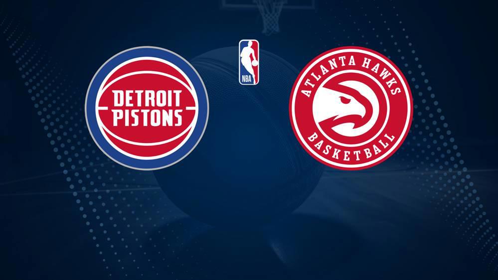How to Watch the Pistons vs. Hawks Game: Streaming & TV Channel Info for February 23